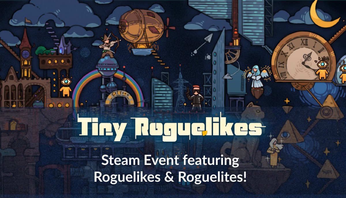 GamerskyGames's tweet photo. We are honored to co-host the "Tiny Roguelikes" with @rogueducknet 

100+ indie games are on sale.✨
Find your fave "Tiny masterpiece." 🤩

The Festival is now Live, Start exploring!
👉 https://t.co/wyUCINwk5n

#TinyRoguelikes2026 #Roguelike #IndieGame https://t.co/nbKgniy39d