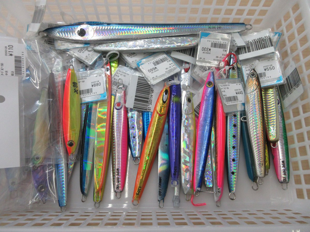 ソルトルアーまとめ売り❗️ 開封済みのルアーや小物も買い取りしています！】ソルトルアーを品出し