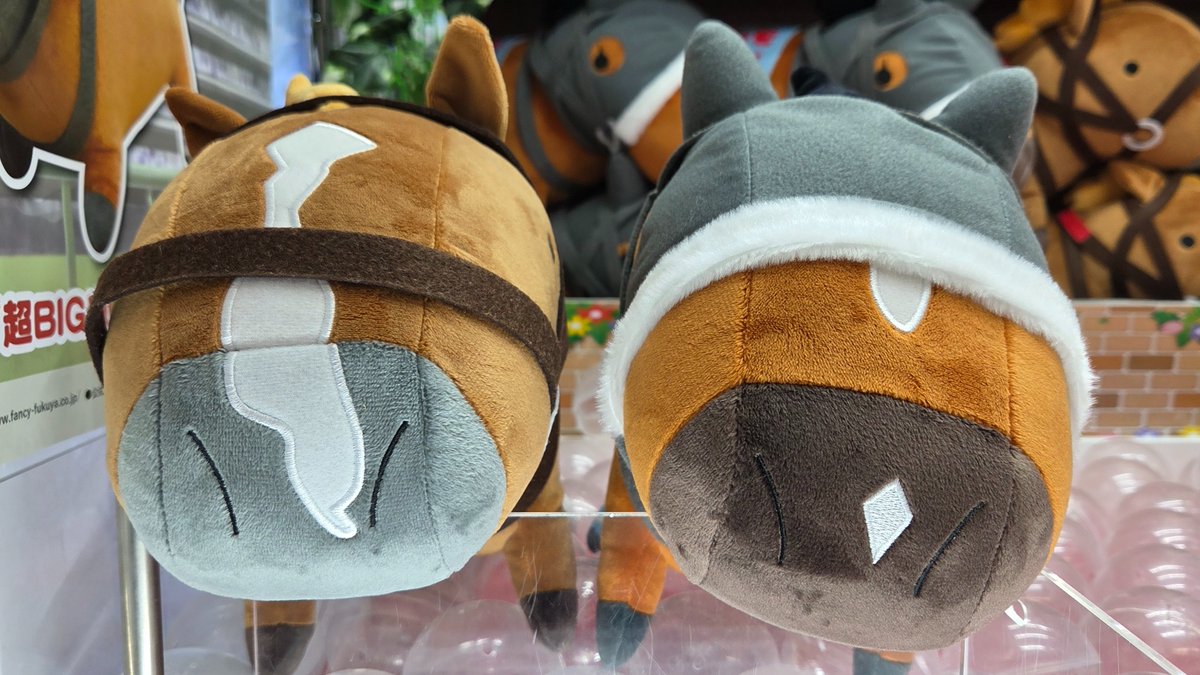 UMAbred オルフェーヴル/アーモンドアイ 超BIGぬいぐるみ』出走開始