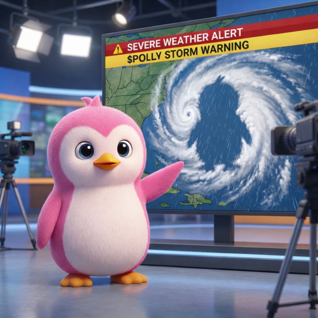 Meteorologists confirm…
this $POLLY storm is unavoidable 🌪️💗
$Polly $pengu #PollyOnSol