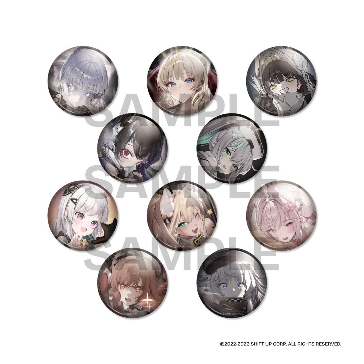 MEGA NIKKE STORE ONLINE】 🟠BURST COLLECTION 缶バッジ Vol.6🟠 人気