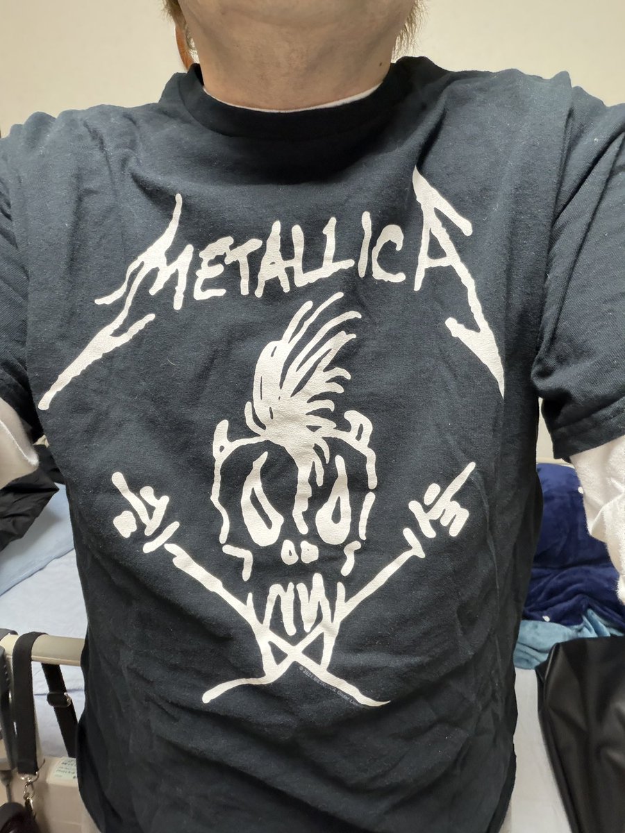 grtetsu's tweet image. おはようございます😃

今日はMETALLICAのTシャツ着てリハビリ行ってきます🤘🤘🤘

今週もたくさん頑張ります❗️