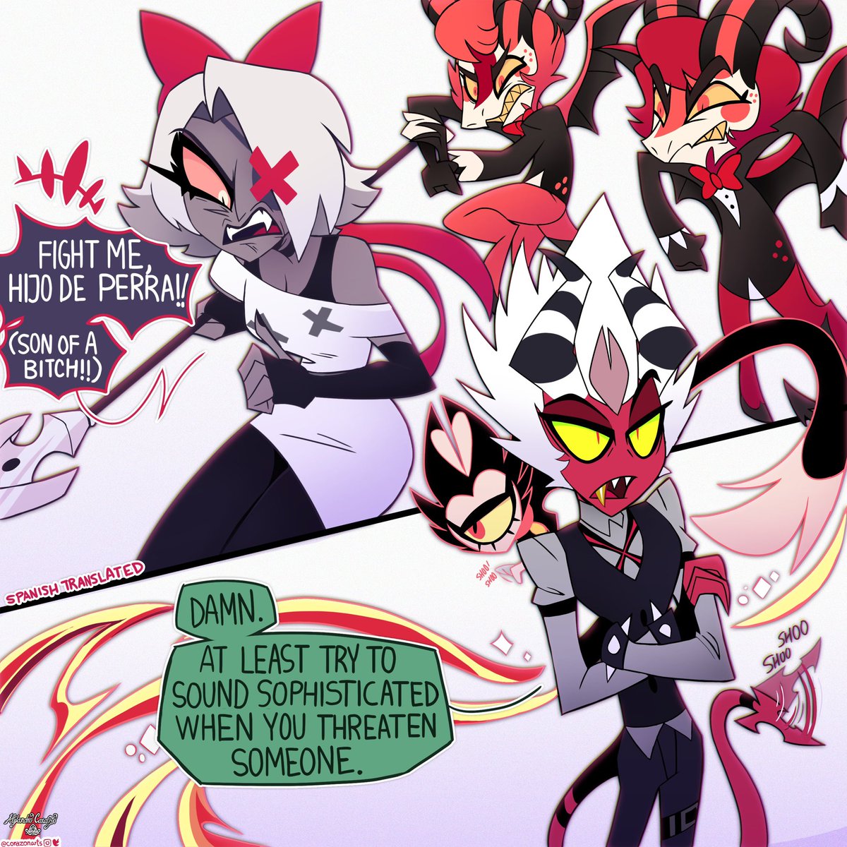 wispiicoatl's tweet photo. I personally don’t care for the way he mischaracterizes lots of female characters for the sake of 1) making them obsessed with him or 2) setting them up to be humbled by his oc calling them a bitch or something.. 

it’s so painfully written by a man I hate the male gaze https://t.co/Ra24779UqA