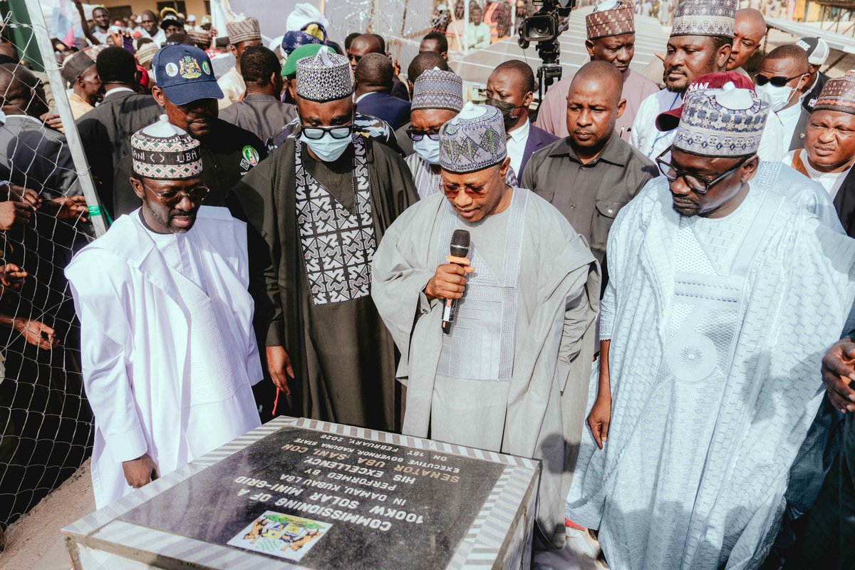 ubasanius's tweet photo. While speaking at the commissioning, the Managing Director of the Rural Electrification Agency, Mr. Abba Aliyu, acknowledged Kaduna State Government’s unwavering commitment to inclusive governance and to reaching the most rural and underserved communities. His commendation of our consistent support and strong partnership with the Agency affirms the power of collaboration in delivering decentralised, high-impact solutions.
 
Senator Uba Sani, CON
Governor of Kaduna State
February 1, 2026
