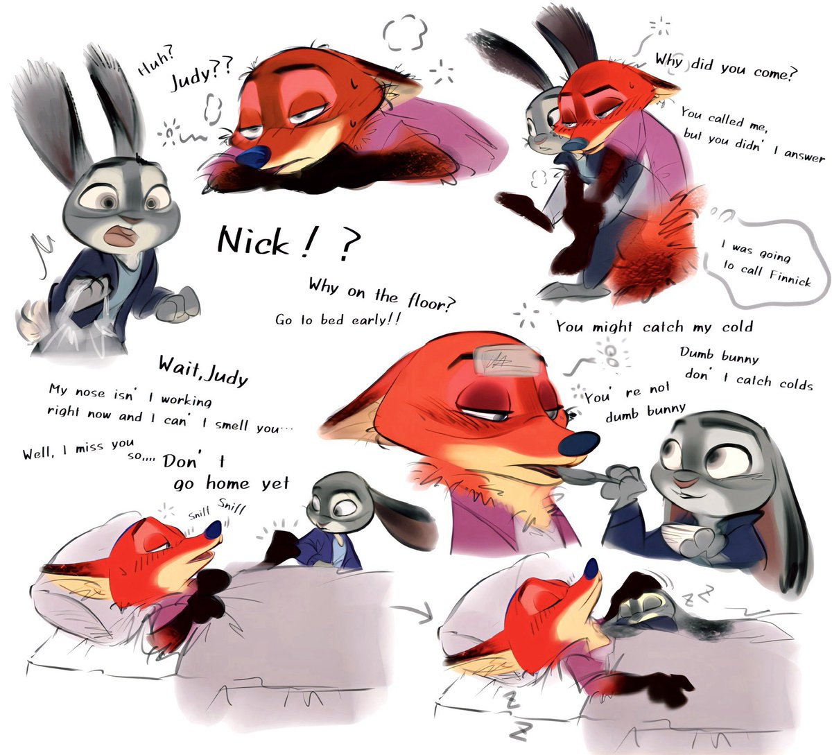 Always by your side🐰🦊
#zootopia #wildehopps