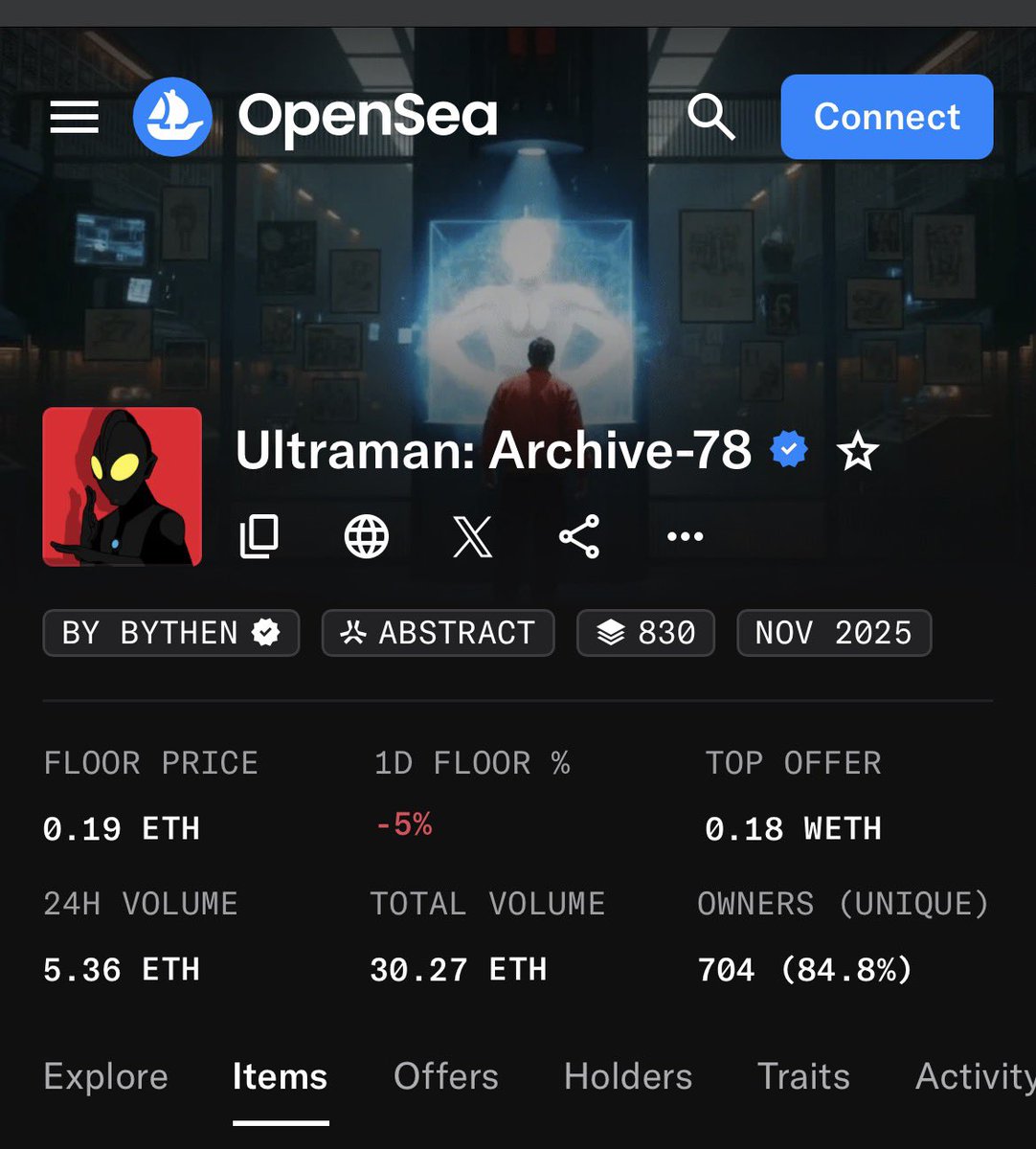 Last chance to get Free 20x Ultraman box
Freemint to 0.19E ($430) at current price eth

give 5x spot available, worth $60 per spot if you buy box on public 

> Follow me and <a href="/Ultraman_AI/">Ultraman NFT ウルトラマン</a> 
> Like, Rt and tag ur friend

12h