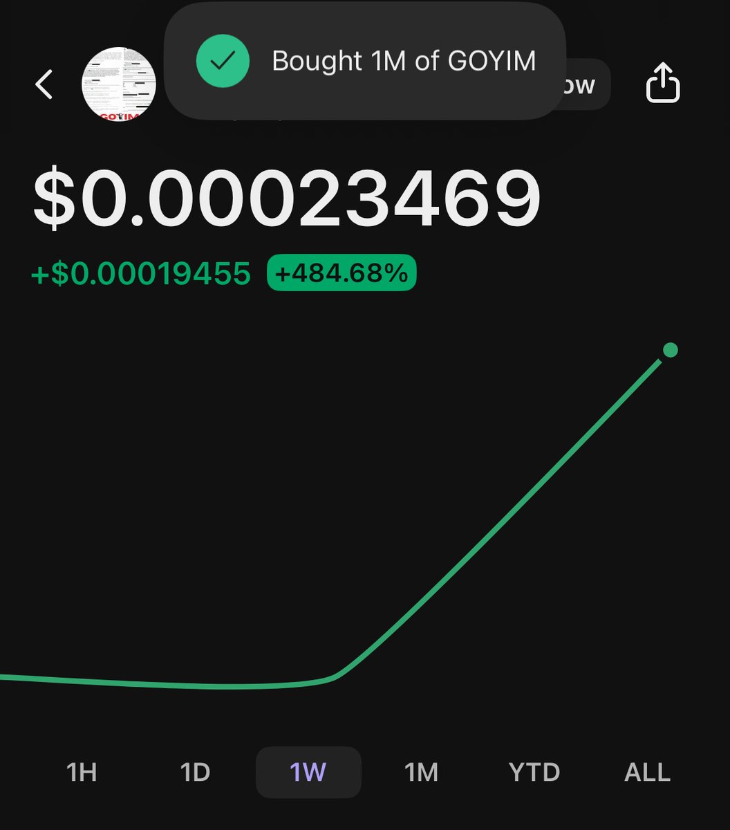 vocalcry's tweet image. Wanted to see if there was already a goyim shitcoin and ofc someone just made one today…

Anyway I now have 1M GOYIM