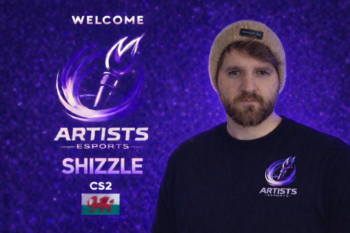 🚨Signing Alert🚨

Artists Esports is proud to announce the latest signing to our CS2 Roster
 
Shizzle 

True Aim, Crisp Movement &amp; That EGO to Peek. His hours in game strengthen us

Ready to Sizzle, Welcome Shizzle !

Welcome to Artists !

#CS2 #WEL #ArtistsEsports #EsportsWales