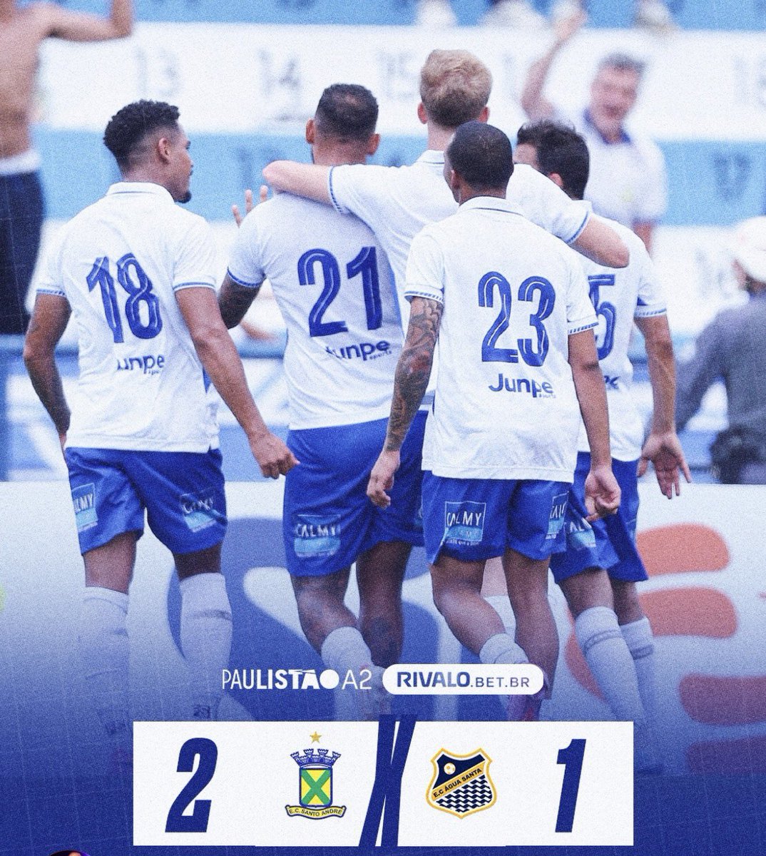 Seguimos firmes e fortes nas nossas convicções.

Parabéns a cada atleta por honrar essa camisa com coragem e caráter. Essa conquista é de quem nunca deixou de lutar, de quem respeita o grupo e entende que grandes vitórias nascem da soma de pequenos sacrifícios diários.