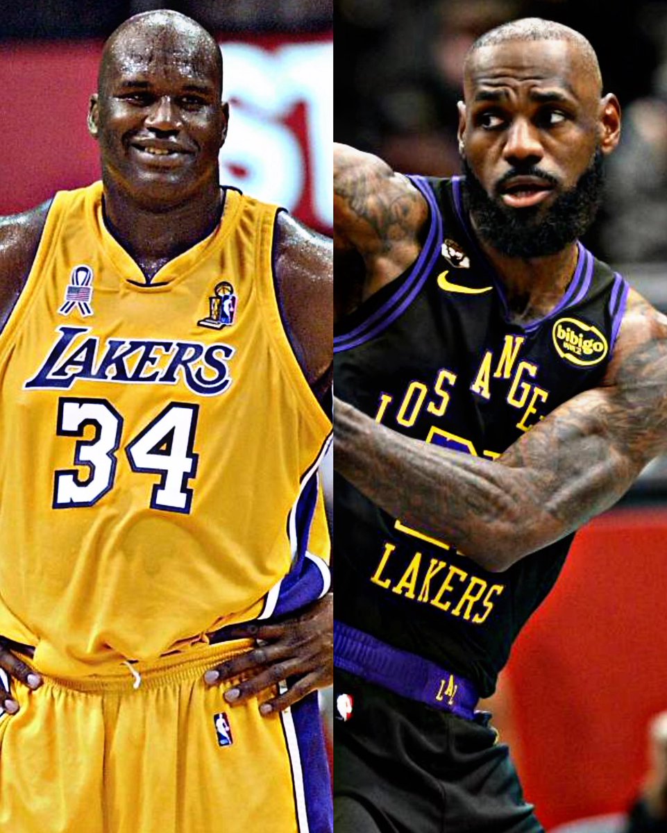 WITNESSKJ's tweet image. NBA All-Star selections as a Laker:

⭐️ 8x — LeBron
⭐️ 7x — Shaq

(h/t @BronMuse)
