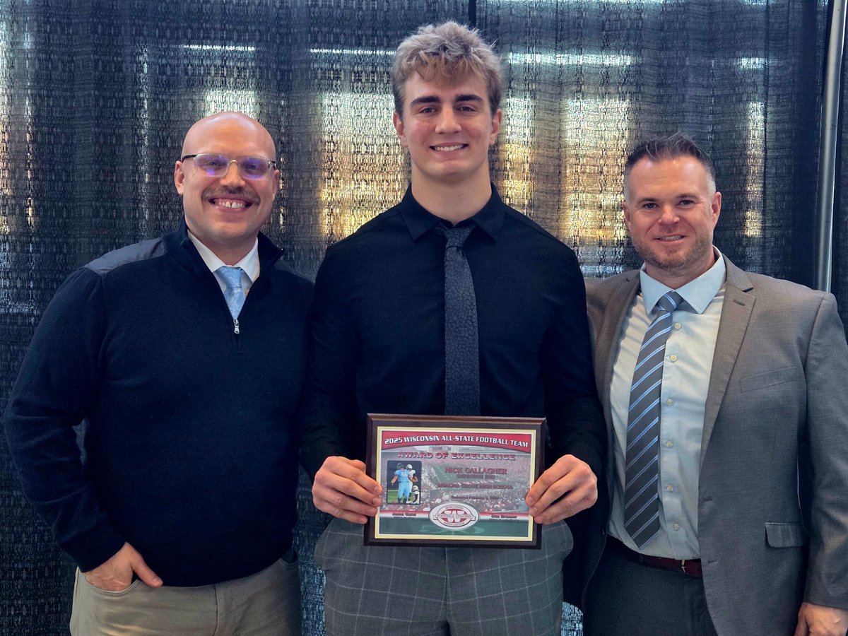 CoachKlep's tweet photo. Congrats to @NickWGallagher on @wifca 1st Team All-State honors! #BleedBlue @BBeckwith43 https://t.co/wogIPhNtWF
