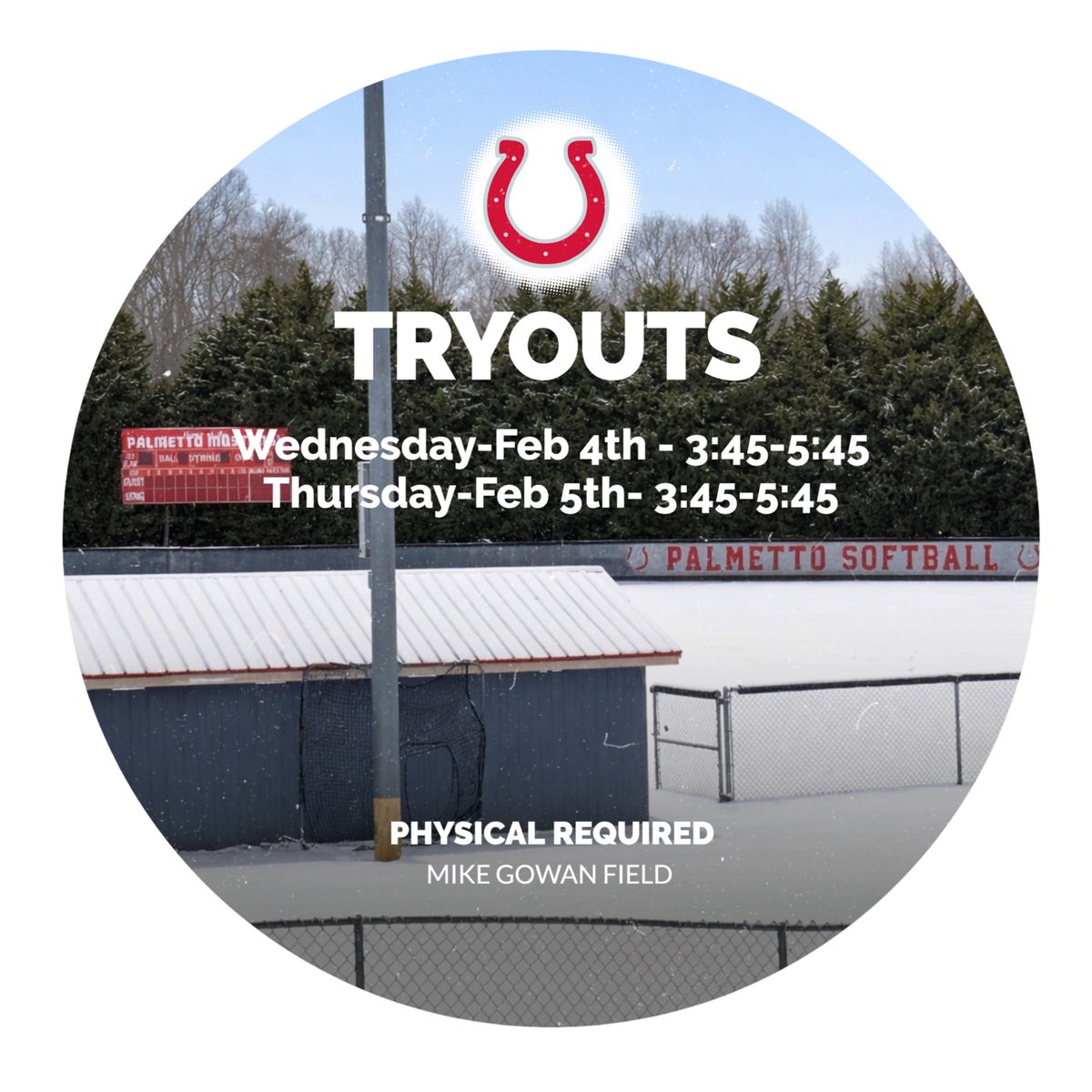 Softball Tryouts Update if we can get Mother Nature to agree this is weather permitting. #LCZ #ROA #STM