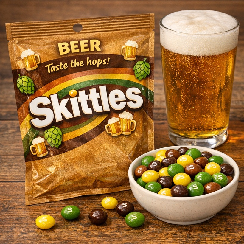 Taste the hops! Beer Skittles. #BeerGoals  #beer #beers