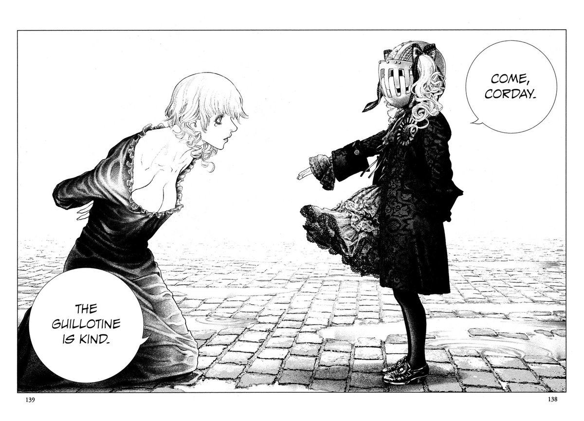 EARTHM0VERRR's tweet photo. "When that blade falls, it falls the same for both men and women." 

Zero man what a character. A ray of light in a cruel, unfair world.
#innocent #innocentrouge https://t.co/HZBhmVgkYY