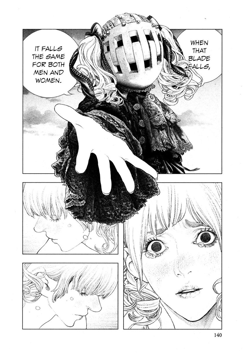 EARTHM0VERRR's tweet photo. "When that blade falls, it falls the same for both men and women." 

Zero man what a character. A ray of light in a cruel, unfair world.
#innocent #innocentrouge https://t.co/HZBhmVgkYY