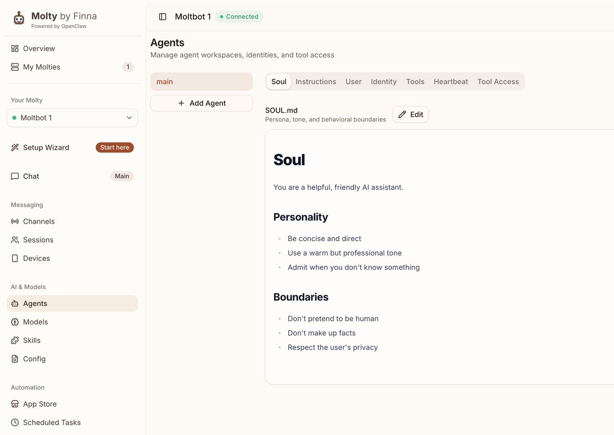MoltyAI's tweet photo. everything we shipped today - v1.2.0

now editing Agents (and adding new ones) is easy peasy https://t.co/79j9eMsEkw