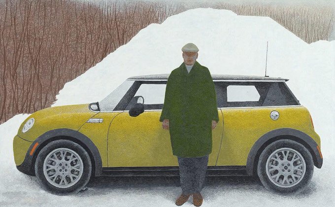 tomfishpaw's tweet photo. #AlexColville
Artist and Car, (2008) https://t.co/nNVEnnDBUn