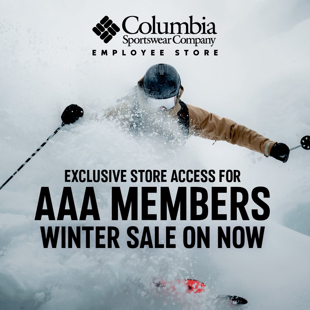 Winter weather never looked so good! AAA Oregon/Idaho members are invited to shop the Portland Columbia Employee Store now through March 1st. Enjoy up to 70% off Columbia's Family of Brands during their Annual Winter Sale! Download your pass today at AAA.com/ColumbiaStore