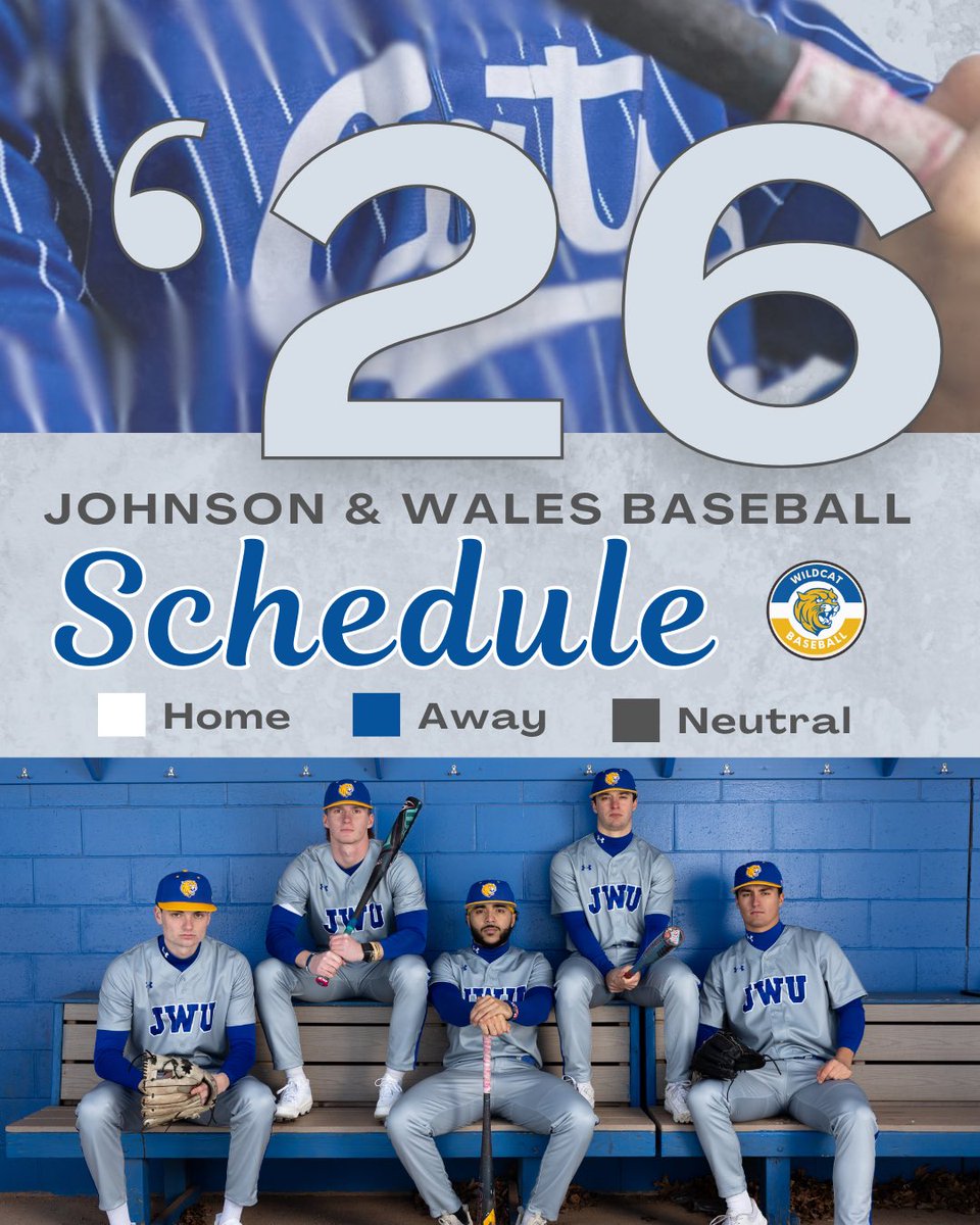 jwupvdbaseball's tweet photo. Our ‘26 Schedule is Here.
#BAMN 

1 month and we’re back on the field…⏳

#JWUBaseball #CollegeBaseball #GoCats #CNE https://t.co/punf4Q3a6w