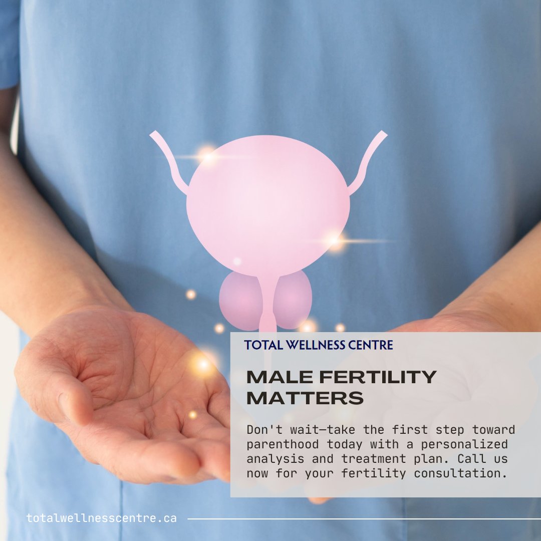 TWCFertility's tweet photo. Male fertility matters too ❤️🌿 Up to 50% of infertility cases involve male factors. At Total Wellness Centre, we offer testing and personalized treatment plans to support sperm health and family planning. Take the first step today. Learn more: https://t.co/SCSE1hcobs https://t.co/I75vGKng2y
