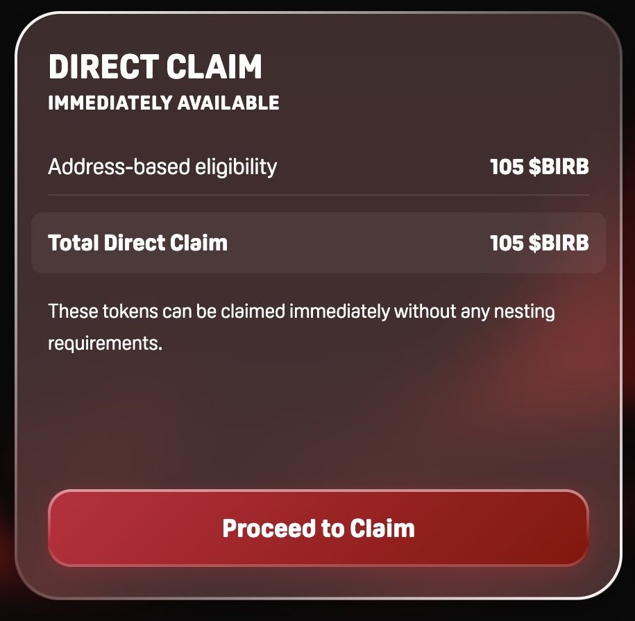 vaultobsidian's tweet photo. Moonbirds’ $BIRB airdrop turned into chaos. Tiny allocations, “staking” rebranded as a game, and users unknowingly sending tokens to a game contract — triggering wallet panic. 

One address now holds ~1.83M $BIRB (~$430k), mostly from users who didn’t understand the rules.

Bottom line: staking can wipe you if you play it wrong.
$BIRB is down ~$0.30 → ~$0.22, and claims are still broken.
This could’ve been avoided with clearer communication.