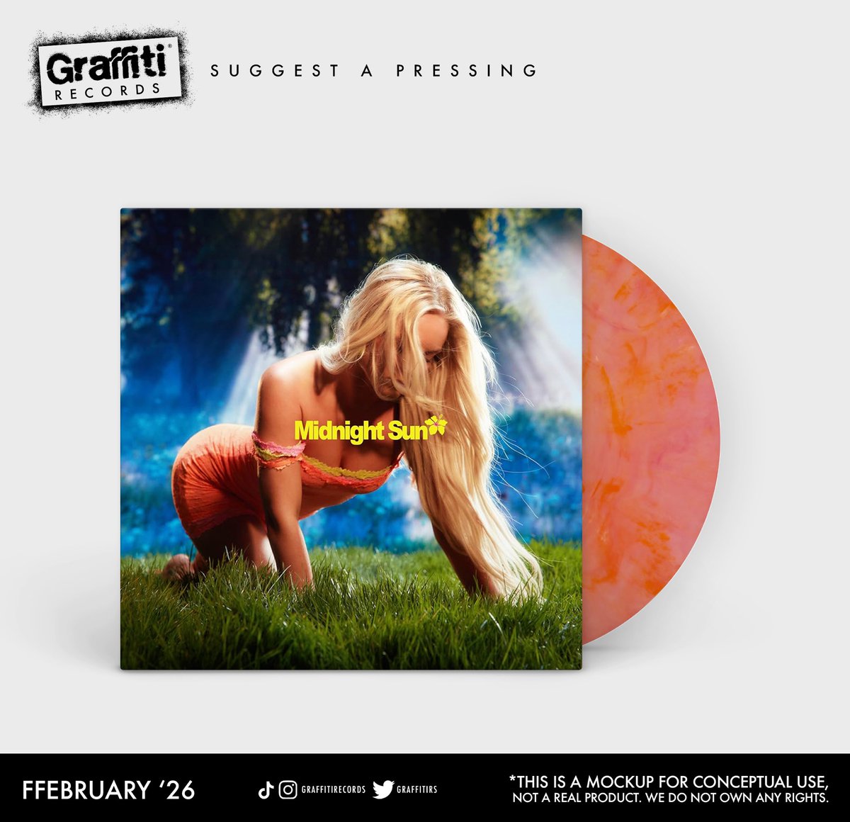 GraffitiRS's tweet image. SUGGEST A PRESSING:
Zara Larsson - Midnight Sun

#SuggestAPressing @zaralarsson
