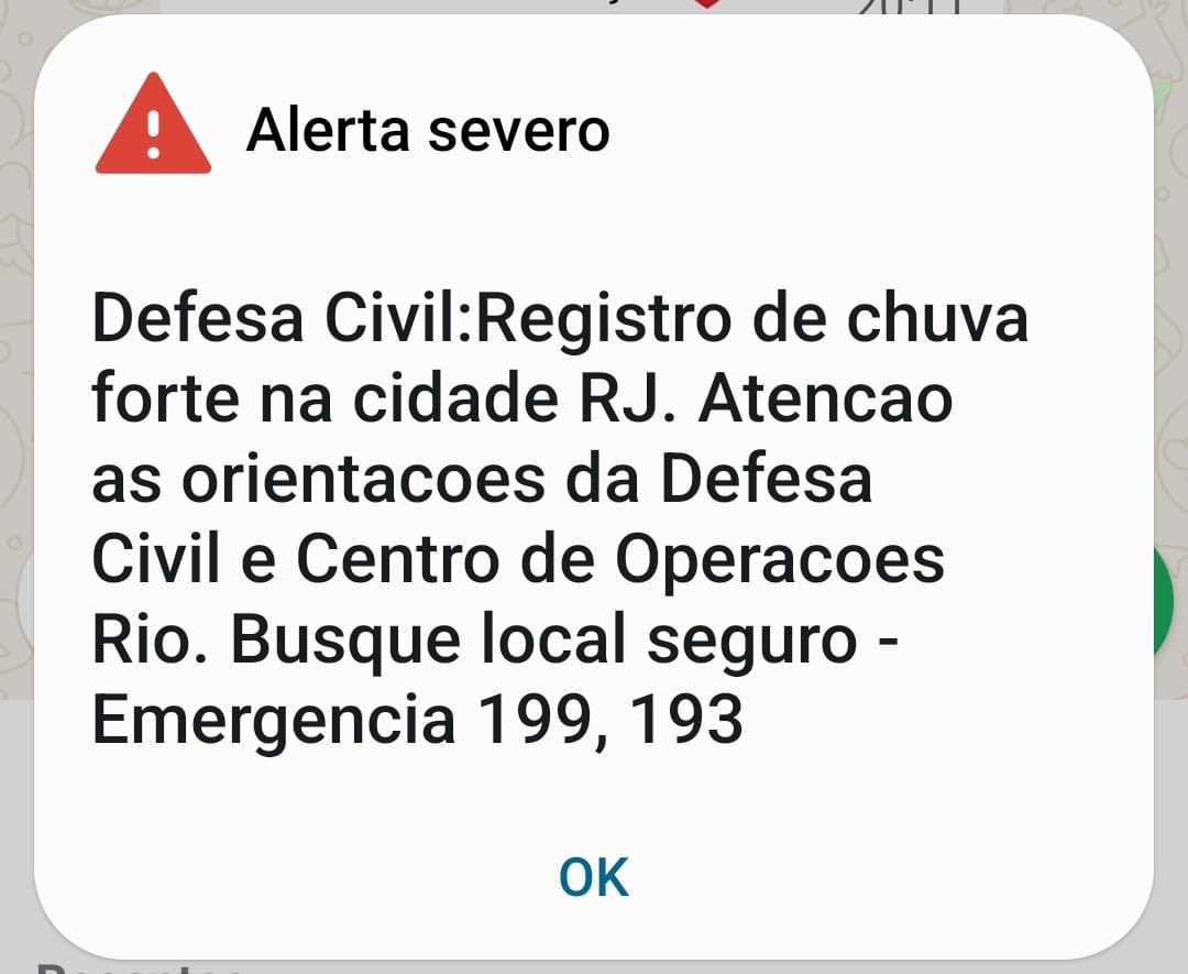 Defesa Civil do Rio de Janeiro tweet media