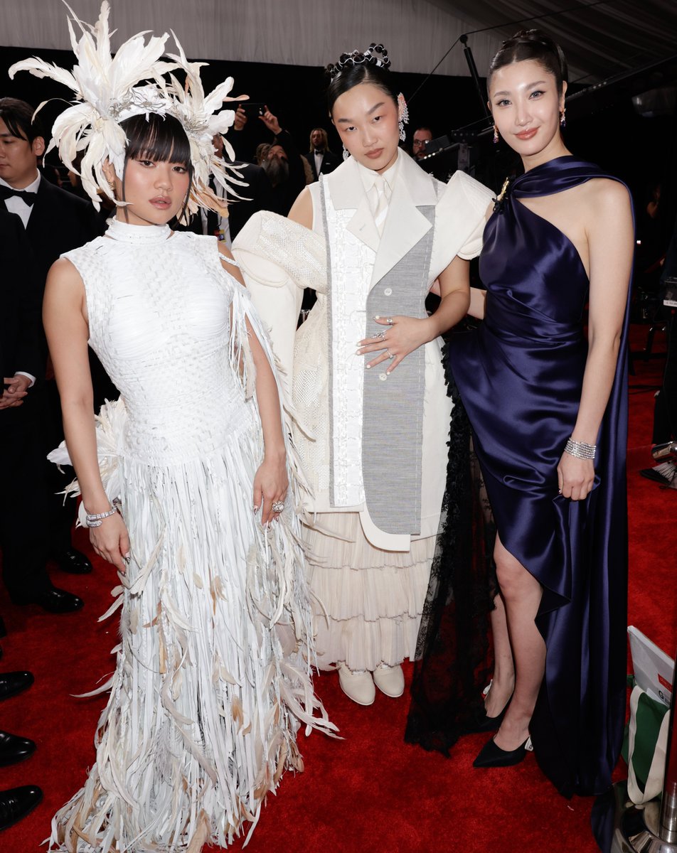 GOLDEN GRAMMY GIRLS

REI AMI, AUDREY NUNA, and EJAE at the 2026 #GRAMMYs for KPop Demon Hunters | 📸: getty