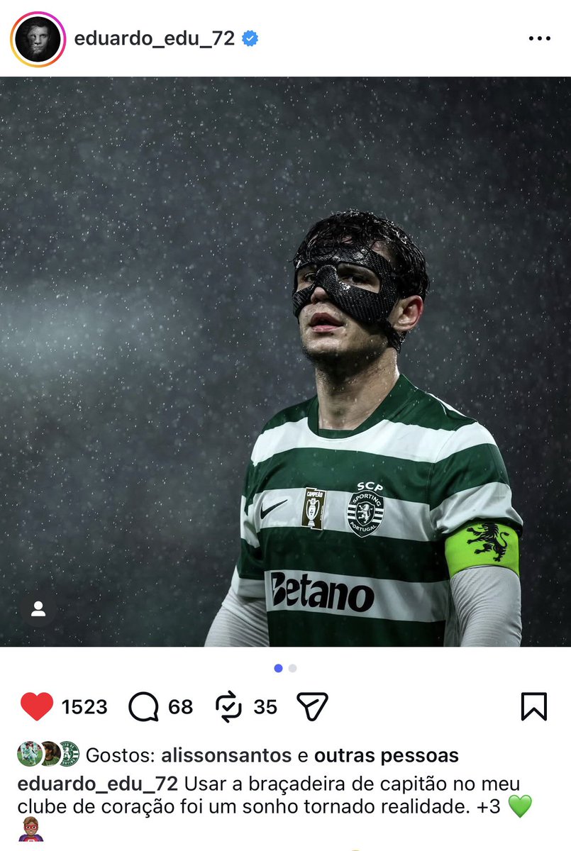 Sporting_CPAdep's tweet photo. Edu 💚 https://t.co/X2f0oUMMbk