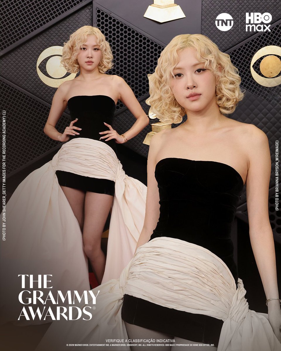 TNTbr's tweet image. APATEU, APATEU! Rosé chegou no #Grammys e queremos ela sendo WINNER hoje, viu? 🫰

#GrammysTNT