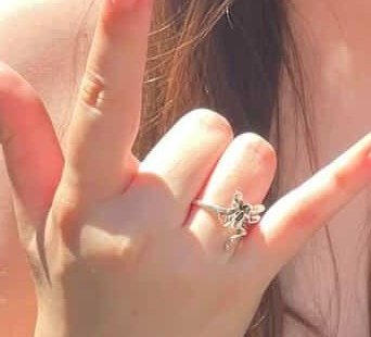 blacksteniusfc's tweet image. long shot but did anyone pick up a vintage looking fairy ring at the Emirates today?? (awful quality picture below) 
I lost it at today's game, probably in block 14 area. 

it's very sentimental and can't be replaced 🥲🥲