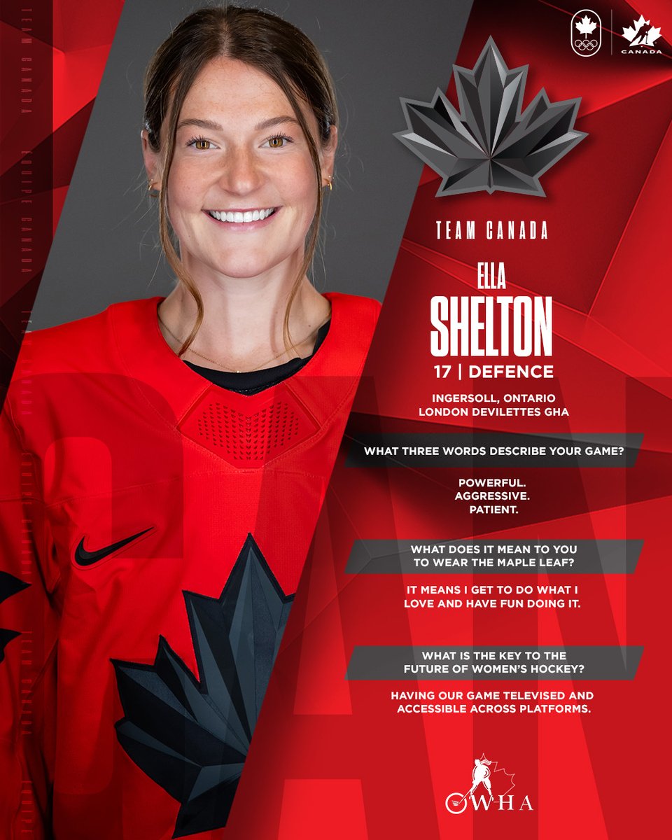 HockeyCanada's tweet image. Get to know 🇨🇦's Women's Olympic Team!  

Faites connaissance avec l’équipe olympique féminine du 🇨🇦!

🍁 Sarah Fillier
🍁 Sarah Nurse
🍁 Ella Shelton
🍁 Blayre Turnbull

#MilanoCortina2026
