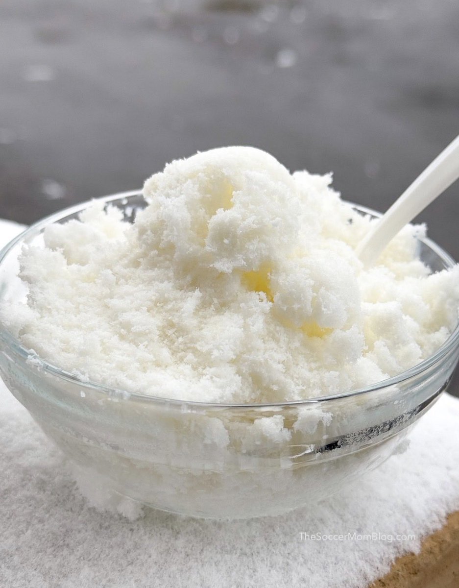 atensnut's tweet image. Did you make snow ice cream this week? I haven’t made snow ice cream in decades.   Whole milk or half n half, powdered sugar, vanilla and clean snow.  

I don’t know that I trust what in the snow these days.