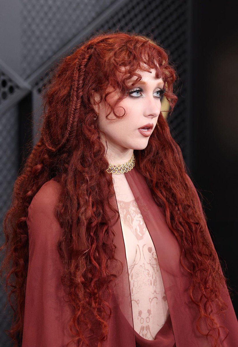 bestofchappell's tweet image. chappell roan STUNS at the #GRAMMYs red carpet!