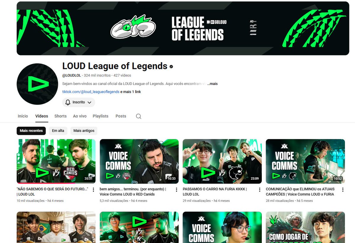 Guys...a <a href="/LOUDgg/">LOUD 🇧🇷</a>  parou com vlog?