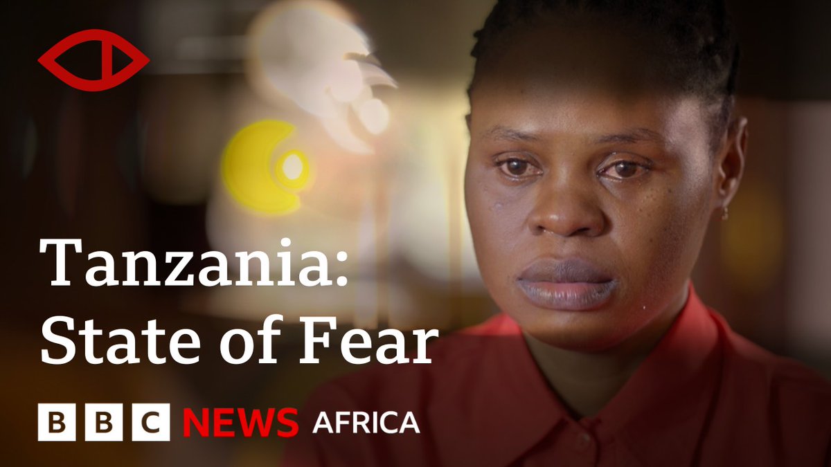 BBCAfrica's tweet image. #BBCAfricaEye investigates a wave of enforced disappearances spreading fear across Tanzania – told through powerful testimonies from survivors of abduction and torture.

🎥 Watch the documentary 'State of Fear' here: bbc.in/4kcyrkB