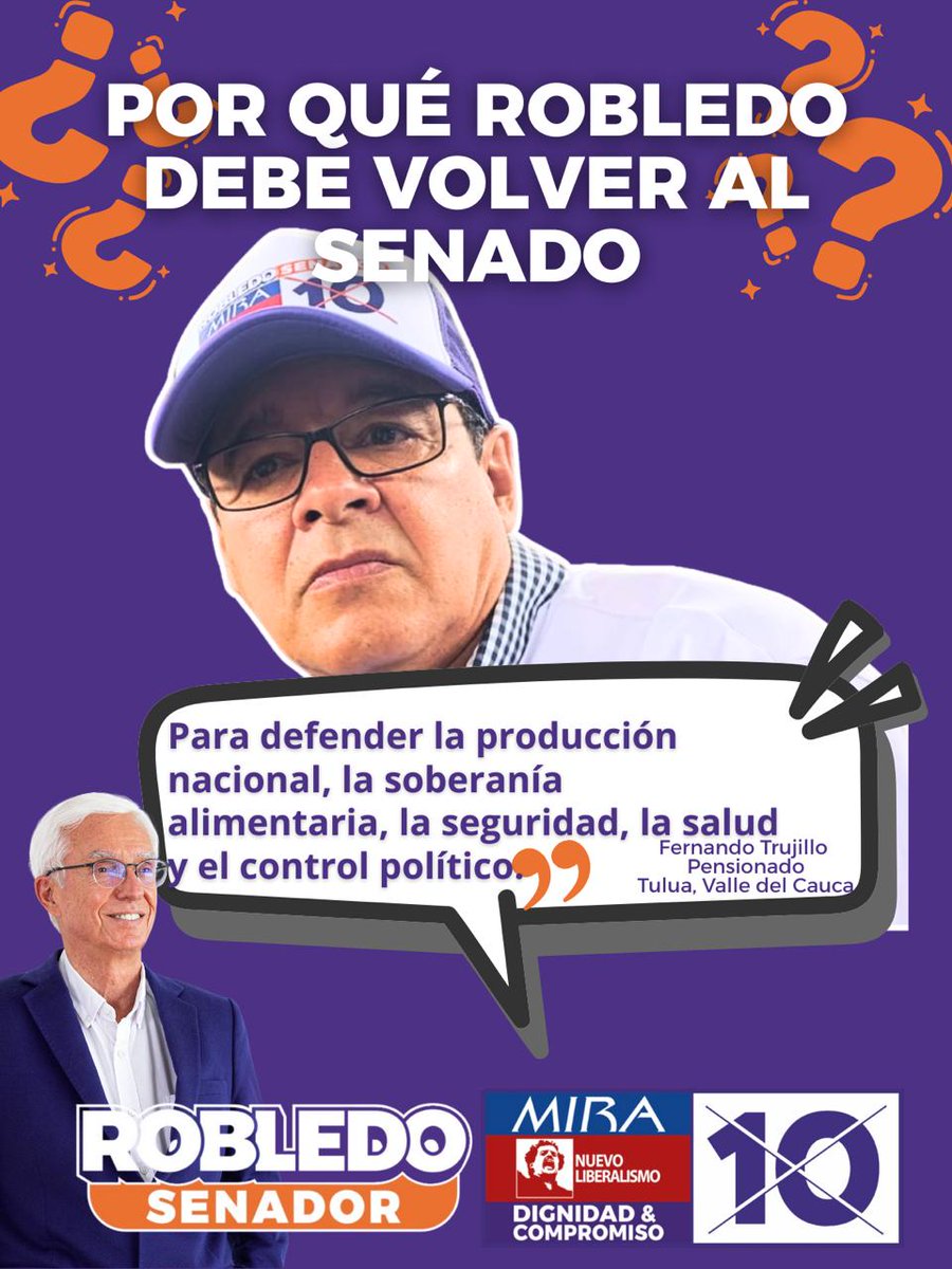 Fernand04282762's tweet photo. #VuelveRobledoSenador https://t.co/VYhOtQIjUE