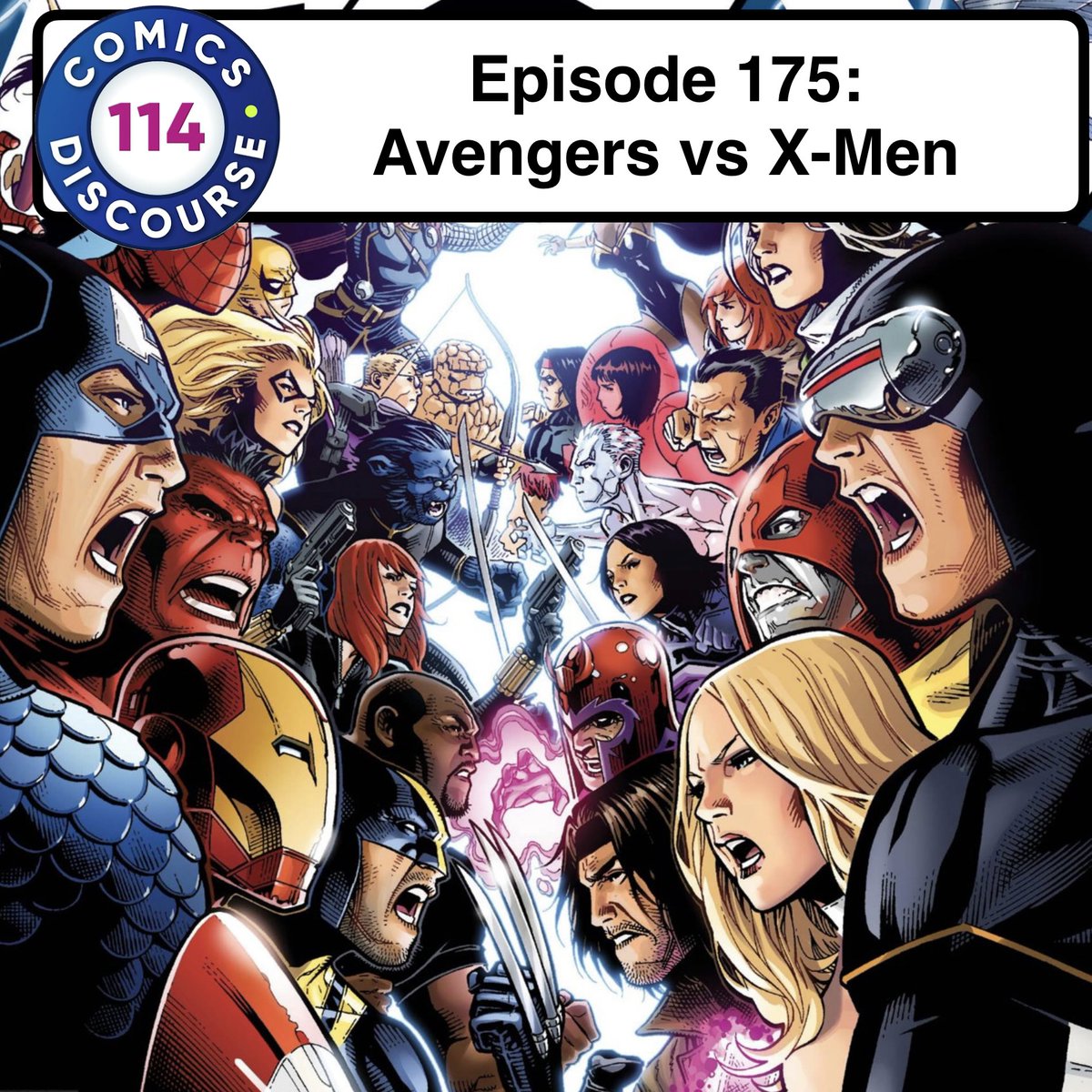 Episode 175: With the excitement around #DCComics KO, we turn the clock back to #MarvelComics own heavyweight showdown: #Avengers vs. #XMen!

podcasts.apple.com/us/podcast/com…