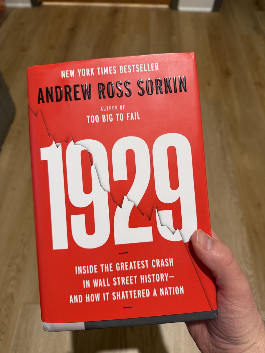 GregACassel's tweet photo. 1929 by @andrewrsorkin Great read! I felt like I was transported a century into the past during one of America’s most challenging times. It was like experiencing it all through the eyes of those who were involved. The heavy amount of research is evident and appreciated. https://t.co/SNJvHOANPe