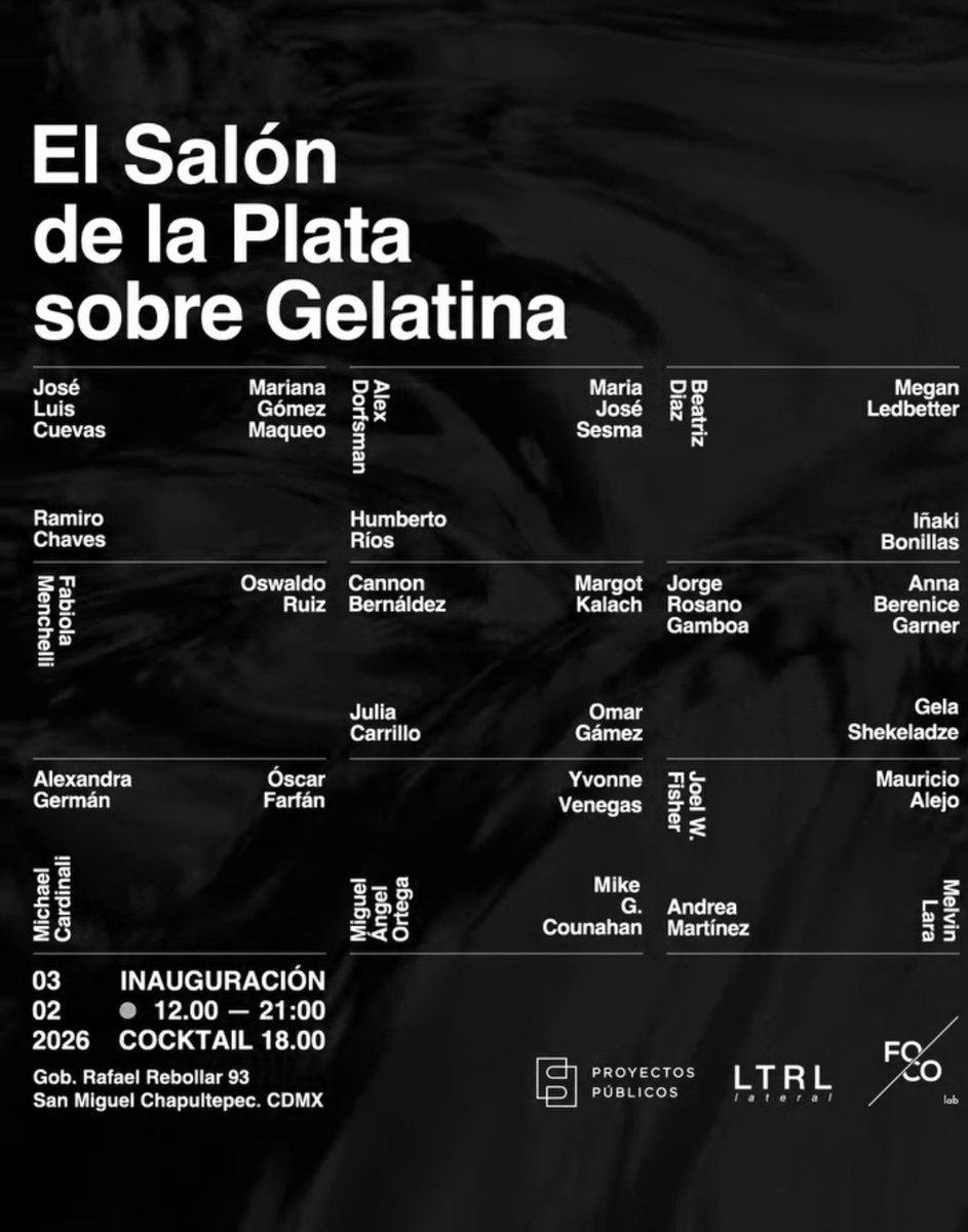 Humberto_Rios_R's tweet photo. 👉Participó en el Salón de la Plata sobre Gelatina en #proyectospúblicos #humbertoriosphotographer #2026 #lateral #vestiges https://t.co/yUAIFXhyNA
