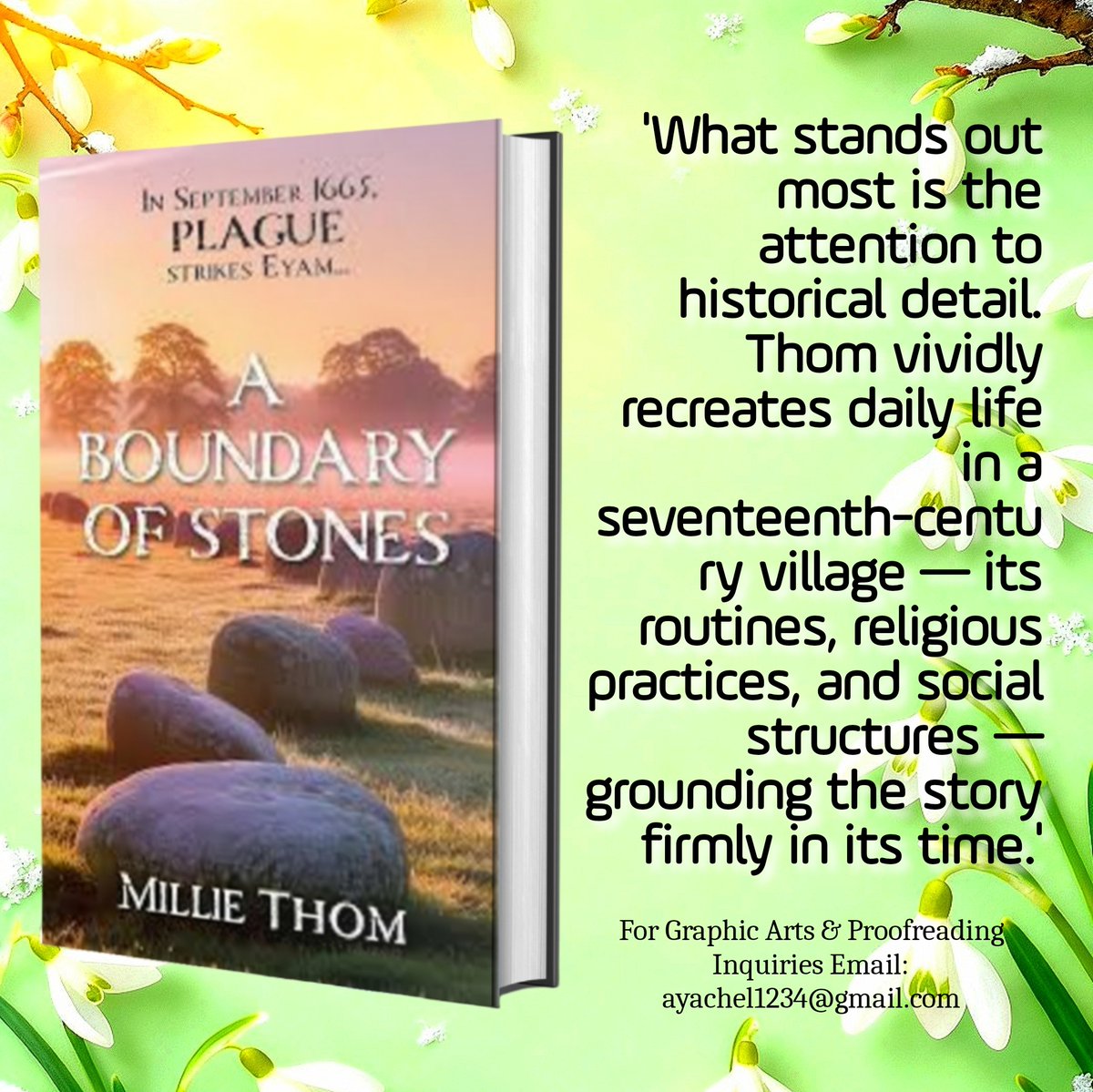 ZeaPerez3's tweet image. 🌿🌻🌿 #BookRecommendations
'...bubonic plague sweeps into the Derbyshire village of Eyam.'

🌻'A BOUNDARY OF STONES' by Millie Thom @MillieThom
 
BUY HERE: amazon.com/Boundary-Stone…

#hisfic  #Plague #BookLovers