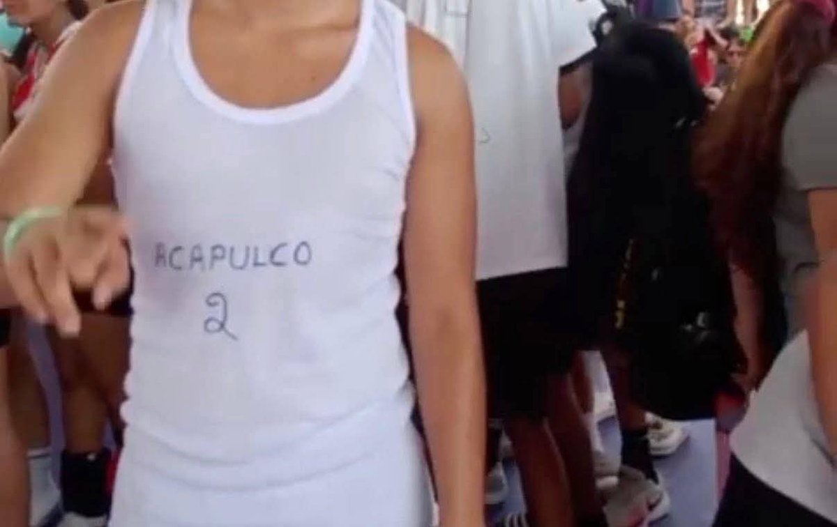 lokitodeAcapulc's tweet photo. Chuladas uniformes bordados que presentó la selección de #basketball de #Acapulco en la olimpiadas #conade gracias #Abelina por su apoyo #AMLO 
#fypシ゚ https://t.co/gsvsXSEYWp
