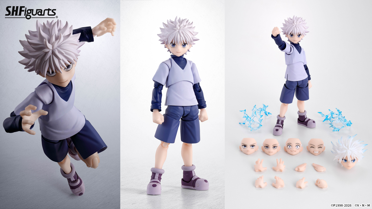2月2日(月)16時一般予約解禁】 「S.H.Figuarts キルア」 2026年7月再販