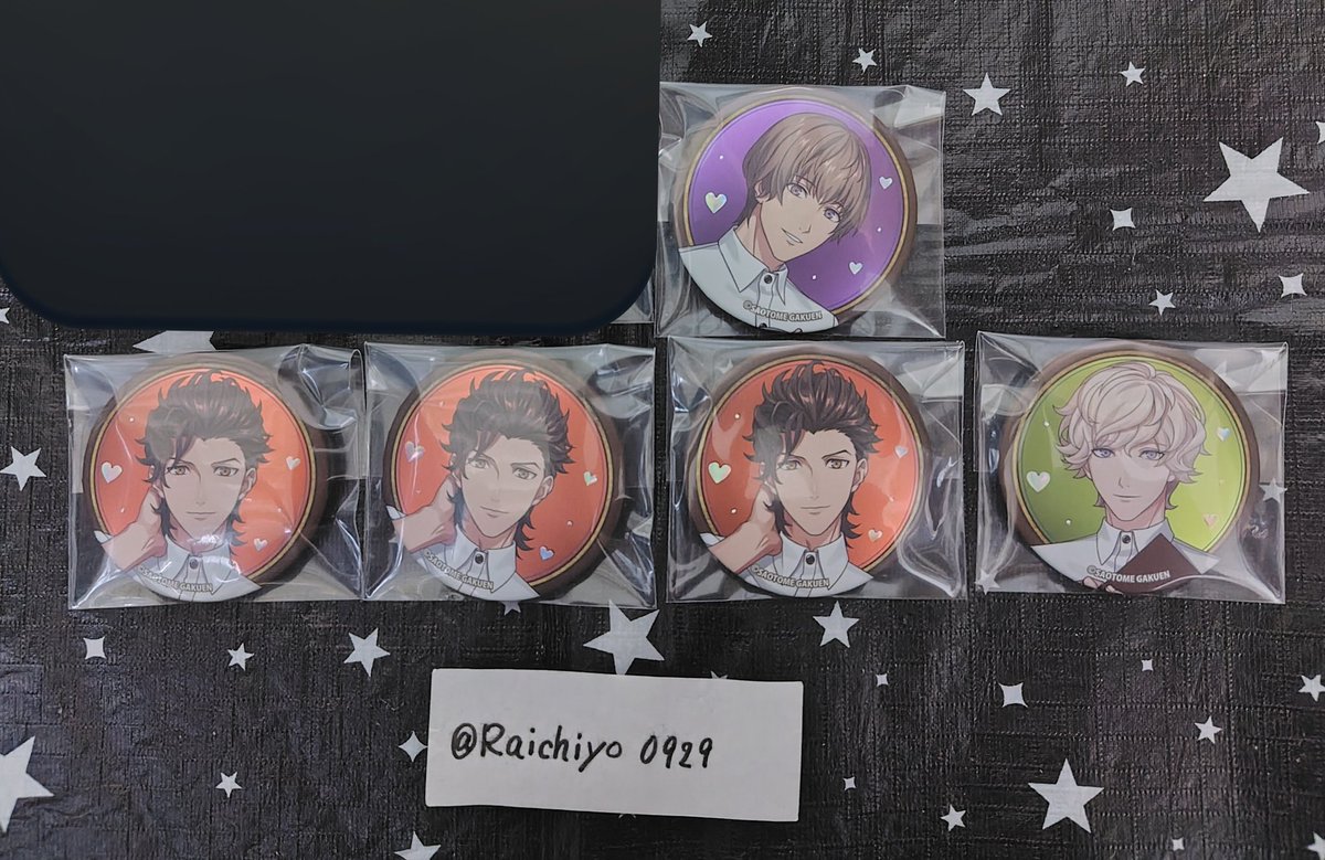 【交換/譲渡】うたプリ スイパラ コラボ カフェ ライエモ 缶バッチ

譲→音也2、真斗7、トキヤ4、レン6、翔3、☆セシル、嶺ニ2、藍2、☆カミュ4、瑛ニ、★ヴァン3、☆シオン2

求→蘭丸、大和 > 綺羅、瑛一、定価(+送料)

郵送。
検索からでも、お気軽にお声かけ下さい。