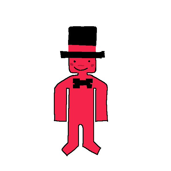 i felt expermental (might be spelt worng) and drew ged boy like this