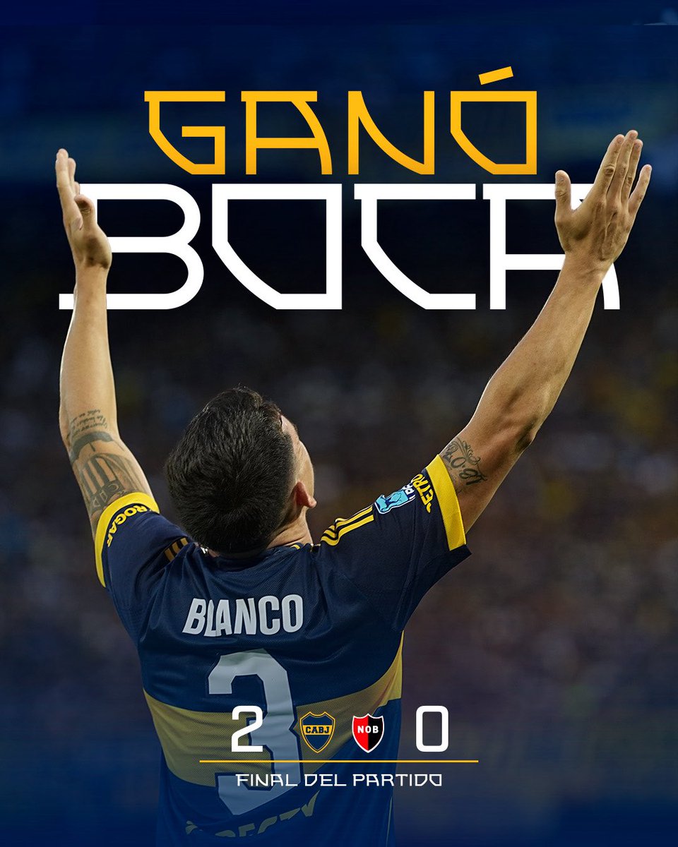 ALoBocaShow's tweet photo. #Boca venció 2-0 a #Newells con goles de #Blanco y #Paredes (penal) y volvió a ser imbatible de local. Flojo 1T, mejoró en el 2T ante un rival apático. Boca es Chango dependiente. Hoy ganó por jerarquía individual. Buen debut de Ascacibar. Bien Gelini y Paredes. Zeballos figura https://t.co/qcOLeQetc8
