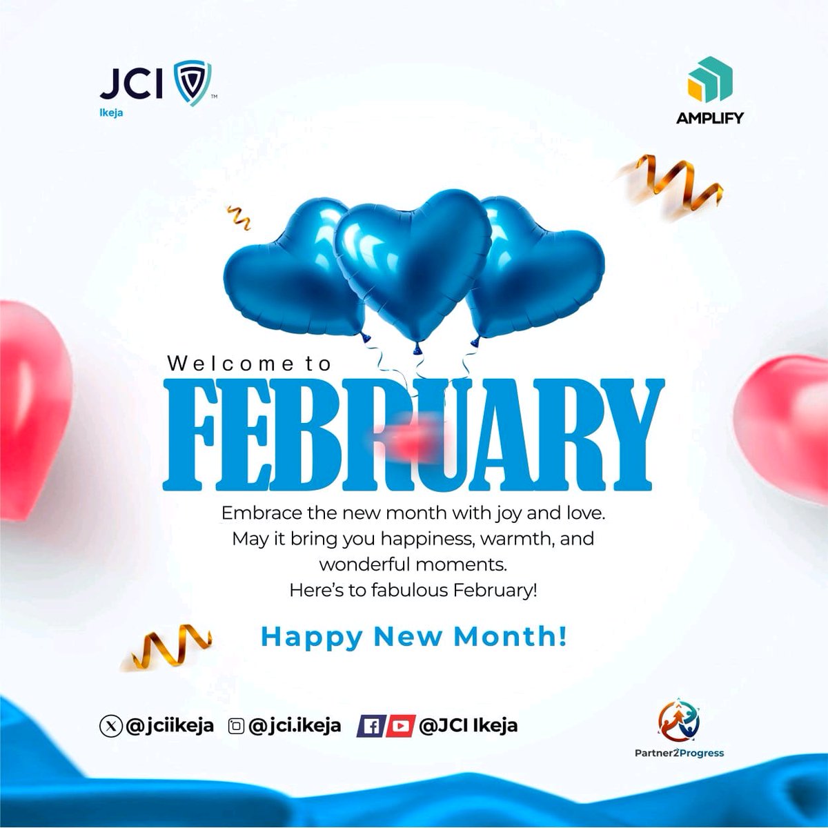jciikeja's tweet photo. Driven by Purpose. Partnering for Progress. 🤝
Happy New Month from JCI Ikeja! As we step into February, let’s collaborate to turn our goals into reality and create lasting impact. 🌟
#Partner2Progress
#AMPLIFY
#February https://t.co/yTvKnM5FLV