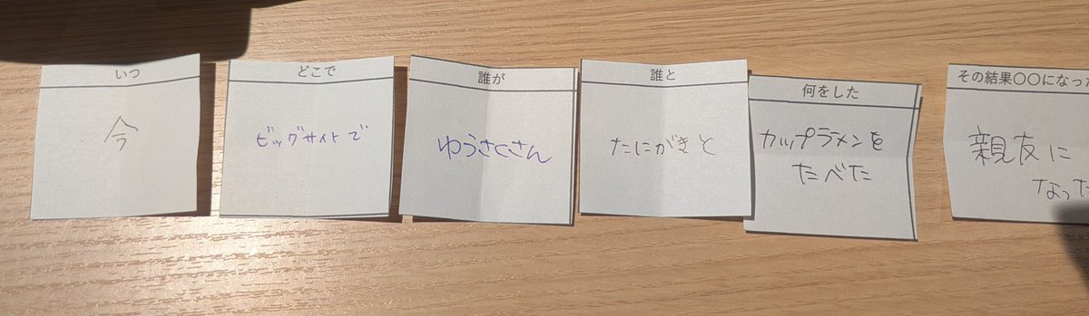 おゆんちゅ親睦会にてみかんさんが持ってきてくれたいつどこゲーム
ほのぼの可愛い☺️大っきい二人が持つと小さく見えるカップラ片手に仲良くなるの目に浮かぶな…