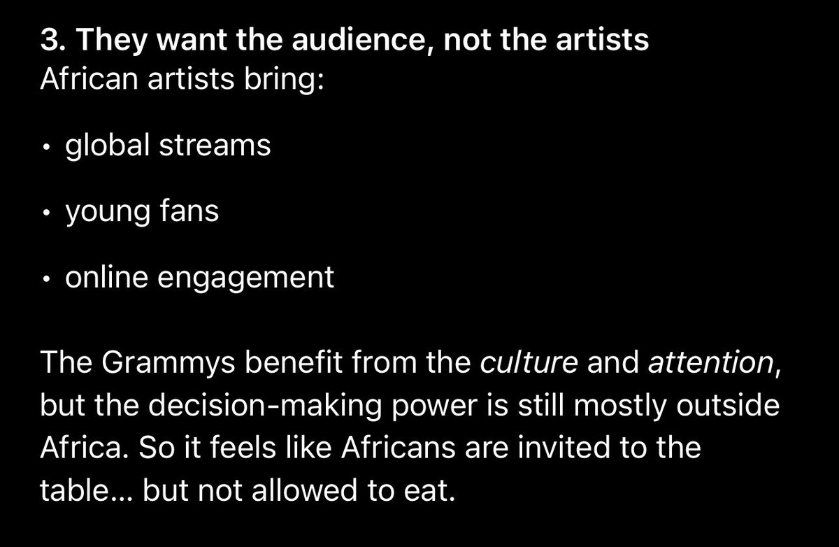 D__Billion's tweet photo. CANCEL GRAMMY!❌

CANCEL GRAMMY!❌

CANCEL GRAMMY!❌

Without Africans the So Called Grammy Has no Value! 
I Repeat! https://t.co/NytcWT6UeB