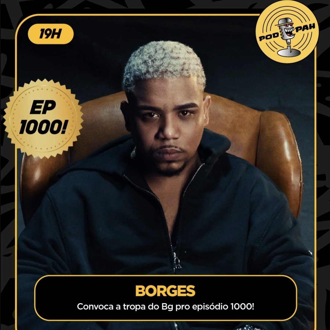 ouve_muito's tweet photo. BORGES

ENTREVISTA NO PODPAH 🎙
(EPISÓDIO 1000)

🚨06 DE FEVEREIRO🚨 https://t.co/FplqMlJKvq